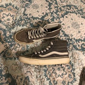 high top grey vans